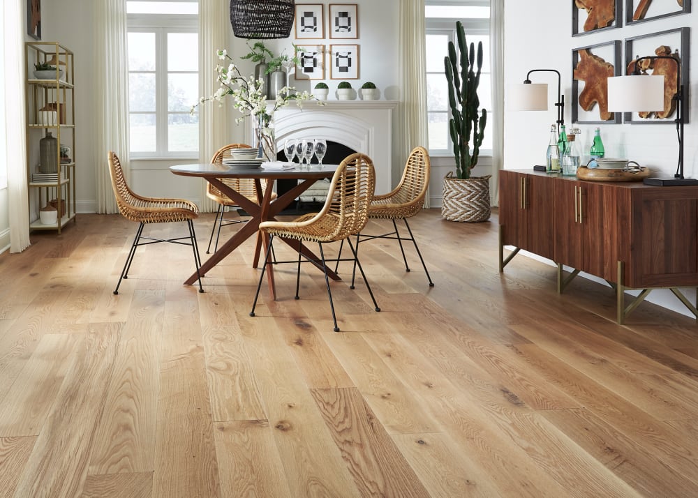 Bellawood Artisan 5/8 in. Geneva White Oak Engineered Hardwood Flooring 7.5  in. Wide | LL Flooring