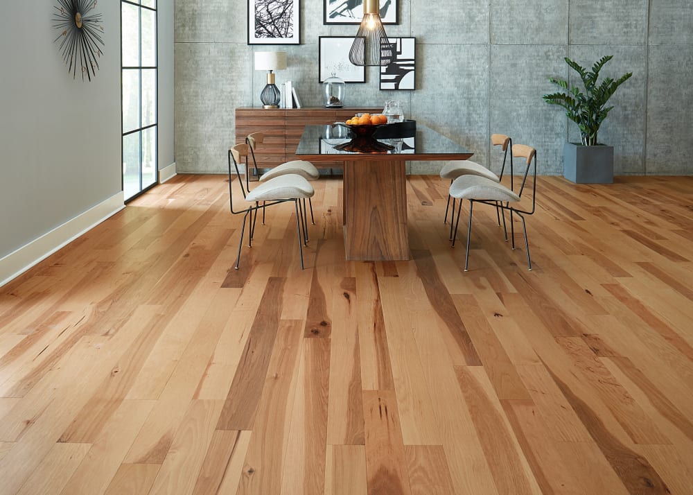 Bellawood Engineered 1 2 In Matte, Natural Hickory Hardwood Floor Images