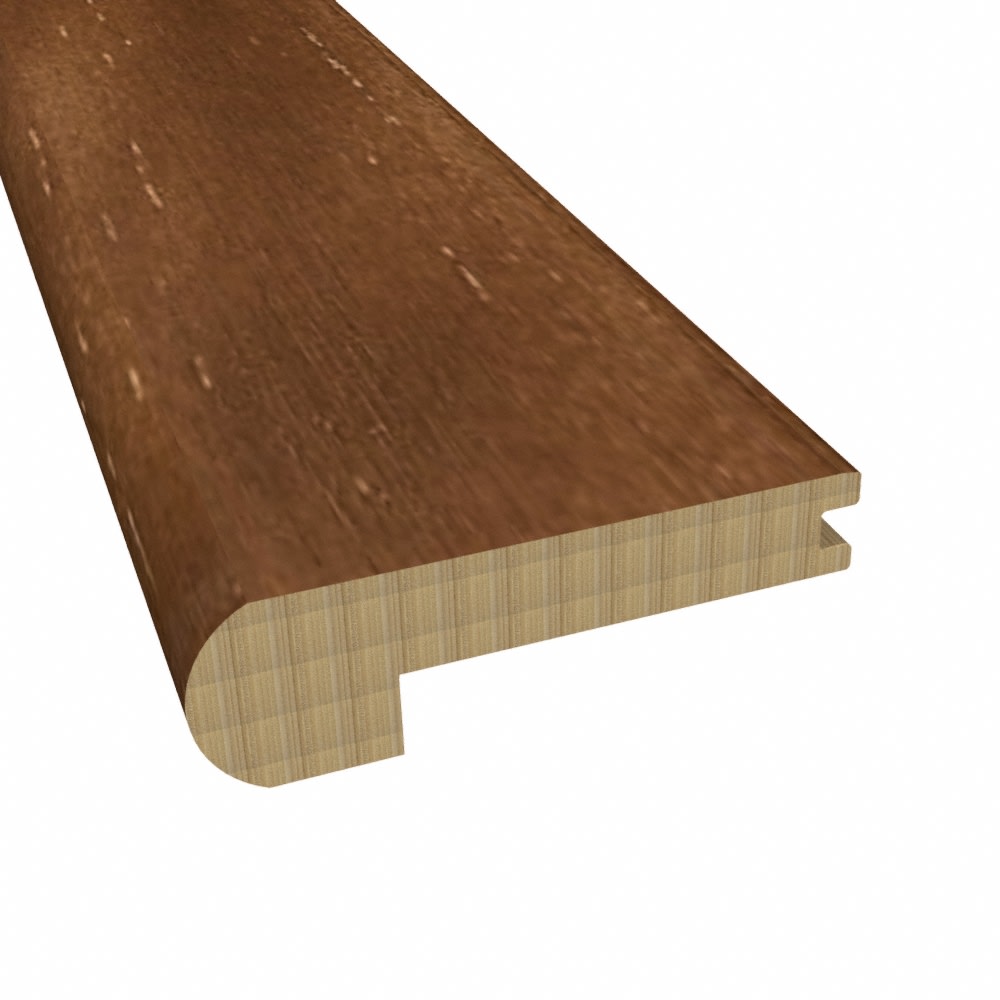 Prefinished Safari Trail Distressed Bamboo 9/16 in thick x 3.75 in wide x 72 in Length Stair Nose
