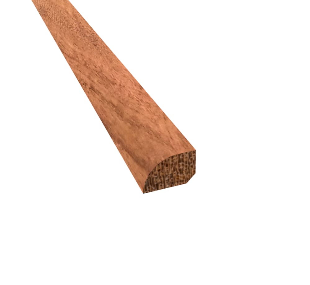 Prefinished Curupay Hardwood 1/2 in thick x .75 in wide x 78 in Length Shoe Molding