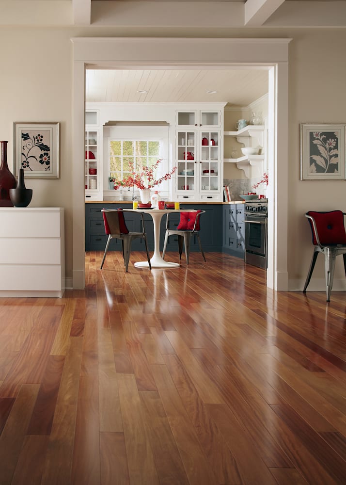 Red Cumaru Solid Hardwood Flooring in Living Room