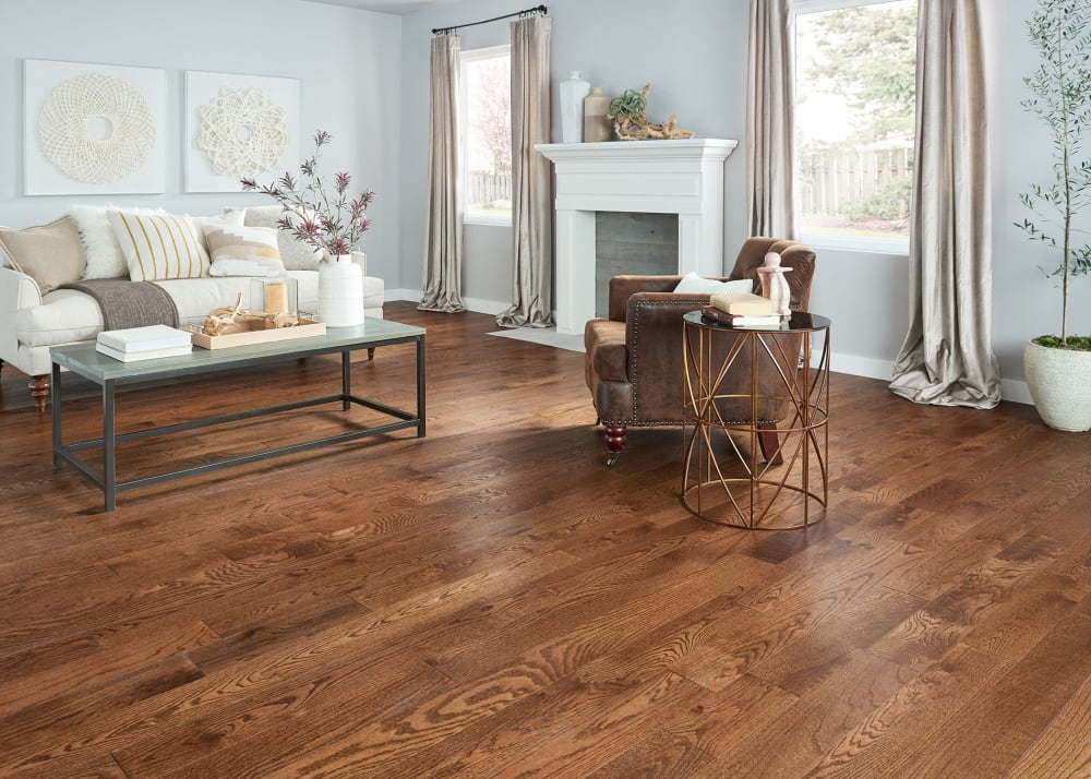 3/4 in. x 5 in. Kensington Oak Distressed Solid Hardwood Flooring