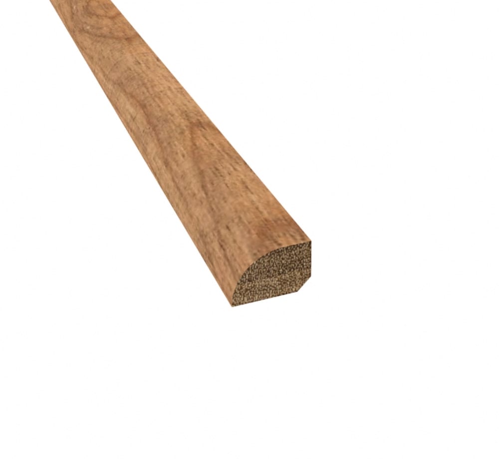 Prefinished Distressed Hannah Point Hardwood 1/2 in thick x .75 in wide x 78 in Length Shoe Molding