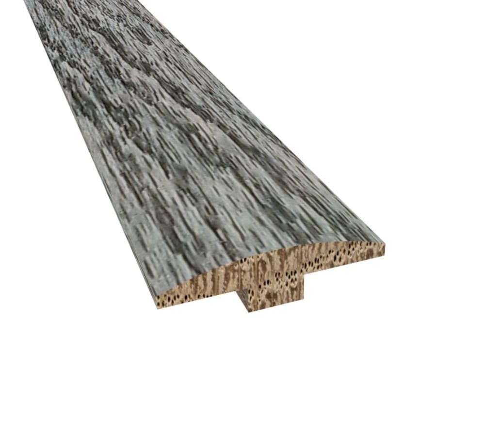 Prefinished Slate Oak Hardwood 1/4 in thick x 2 in wide x 78 in Length T-Molding