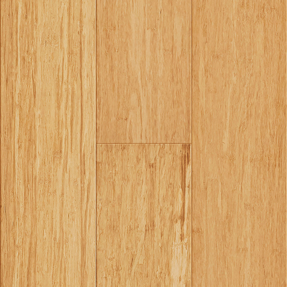 7mm+Pad x 7.5 in Natural Strand Water-resistant Engineered Bamboo Flooring