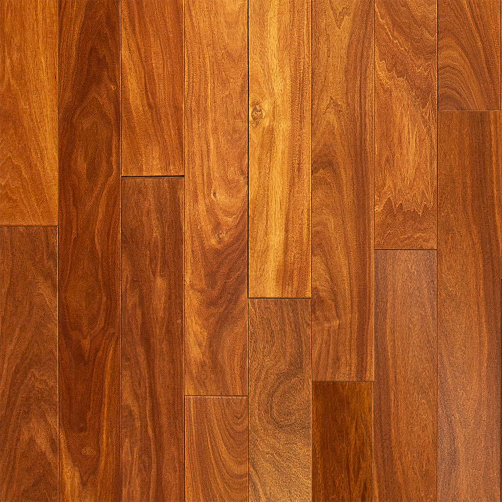3/4 in x 3.25 in Select Santos Mahogany Solid Hardwood Flooring