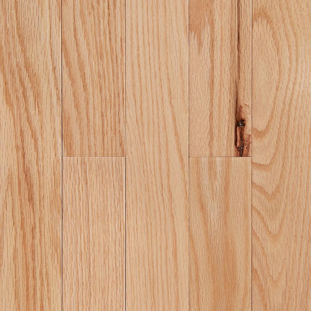 3/4 in x 2.25 in Character Red Oak Solid Hardwood Flooring
