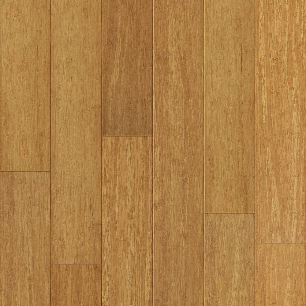 3/8 in x 5.125 in Natural Strand Quick Click Engineered Bamboo Flooring