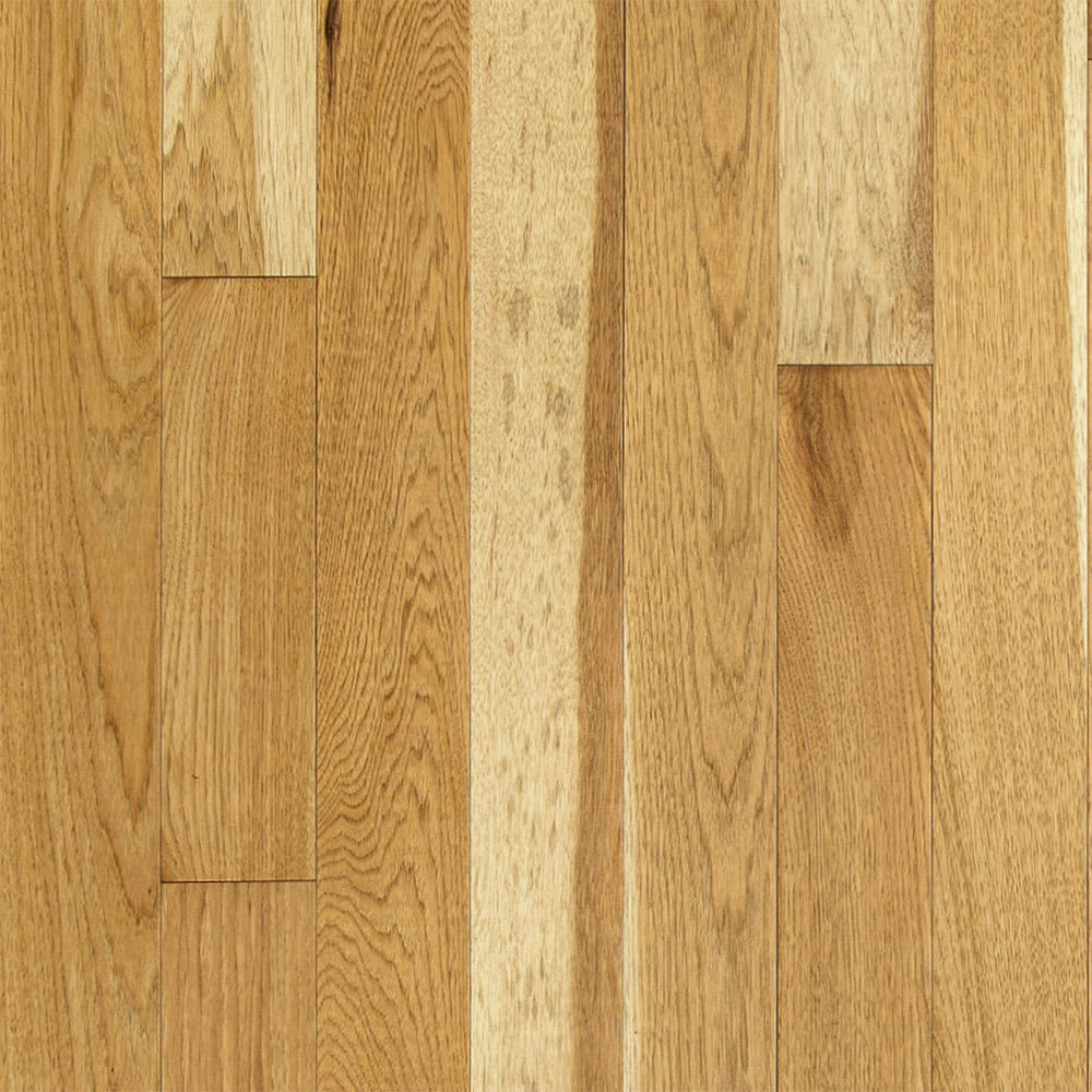 .75 in x 4 in Gold Copper Ridge Hickory Solid Hardwood Flooring