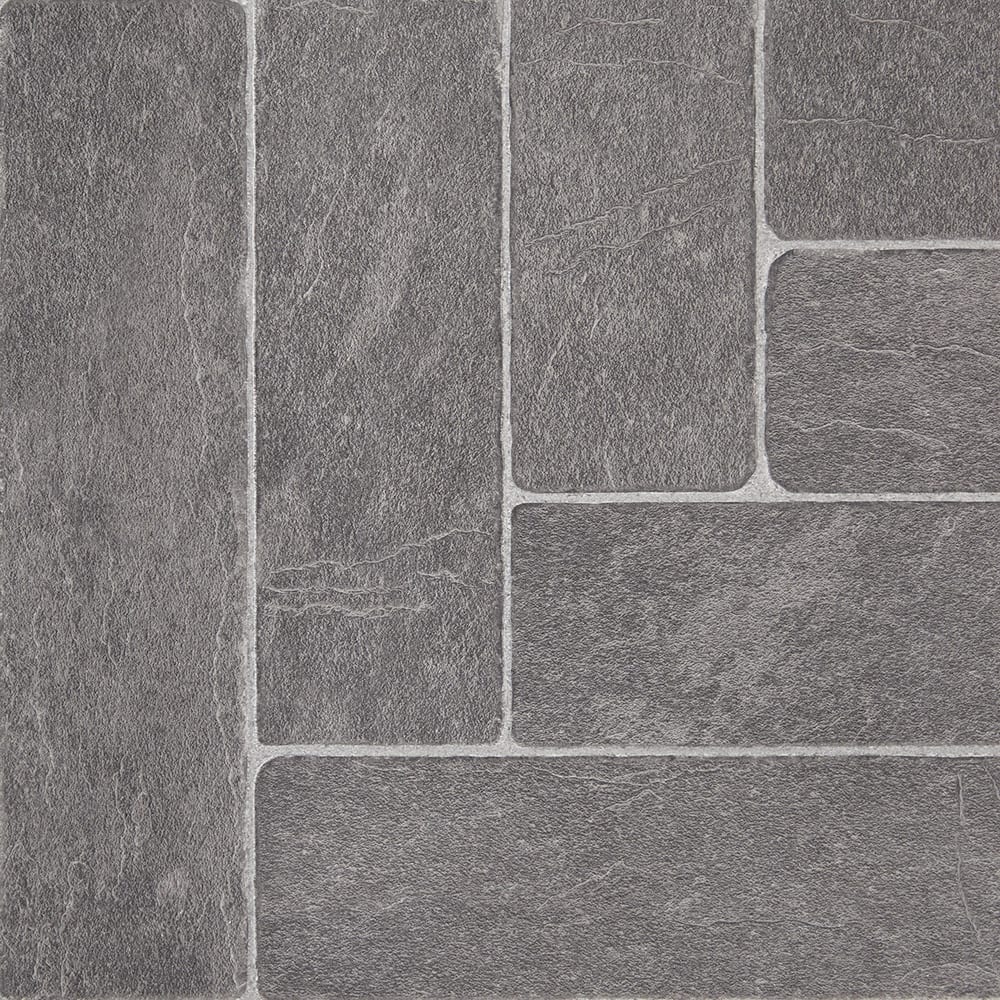 8mm Granada Gray Brick Waterproof Laminate Flooring