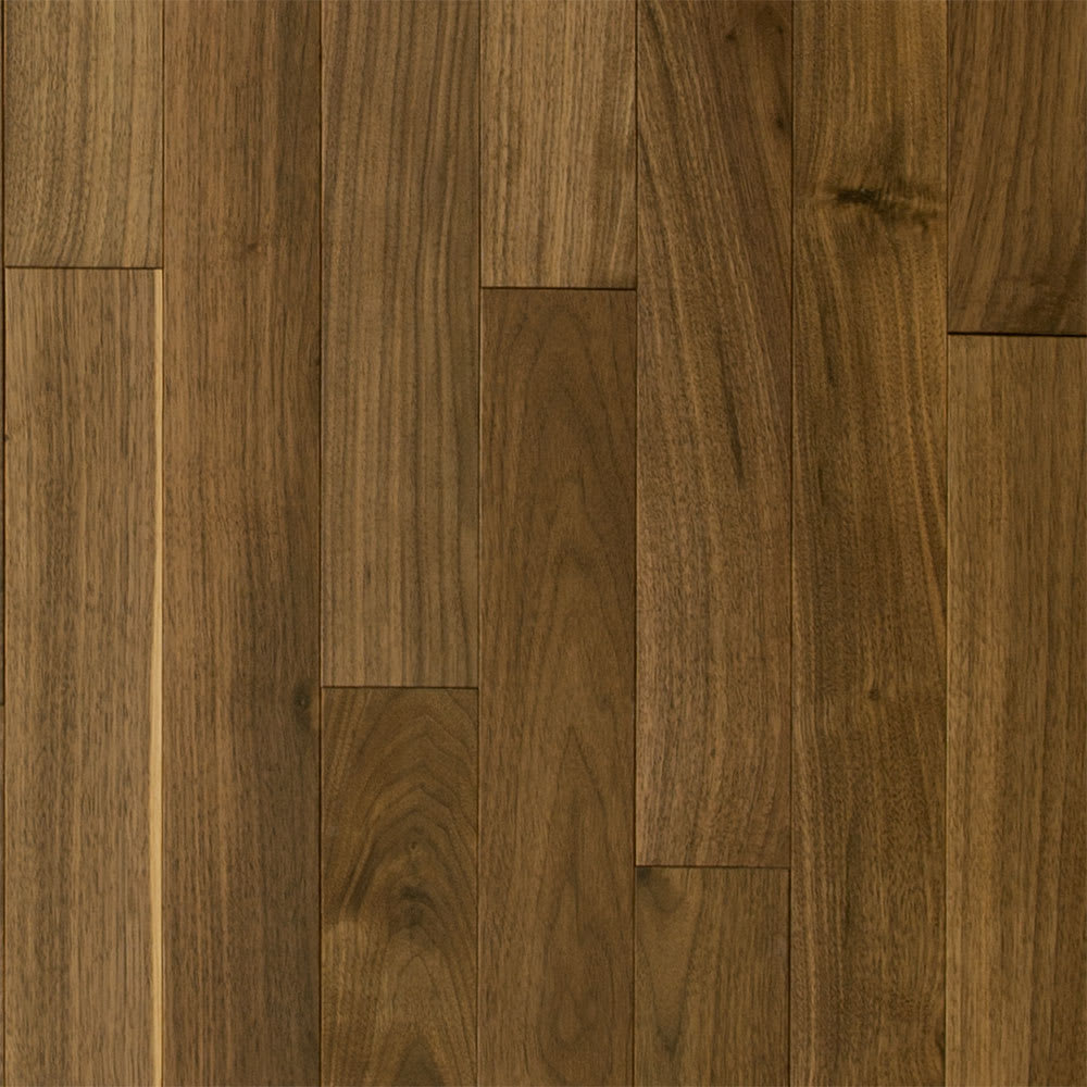 3/4 in x 3.25 in Matte American Walnut Solid Hardwood Flooring