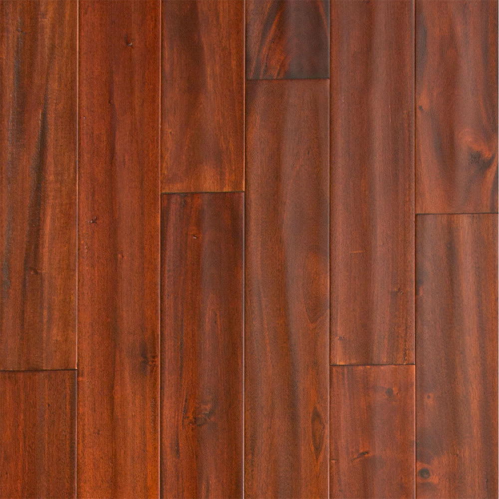 3/4 in. x 5 in. Jasper Mahogany Distressed Solid Hardwood Flooring