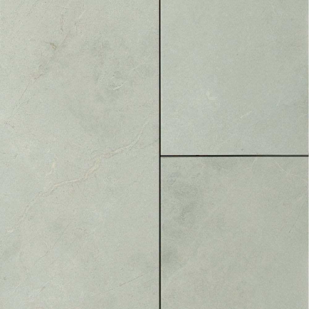 12 in. x 24 in. Cemento Lucido Porcelain Stone Look Tile