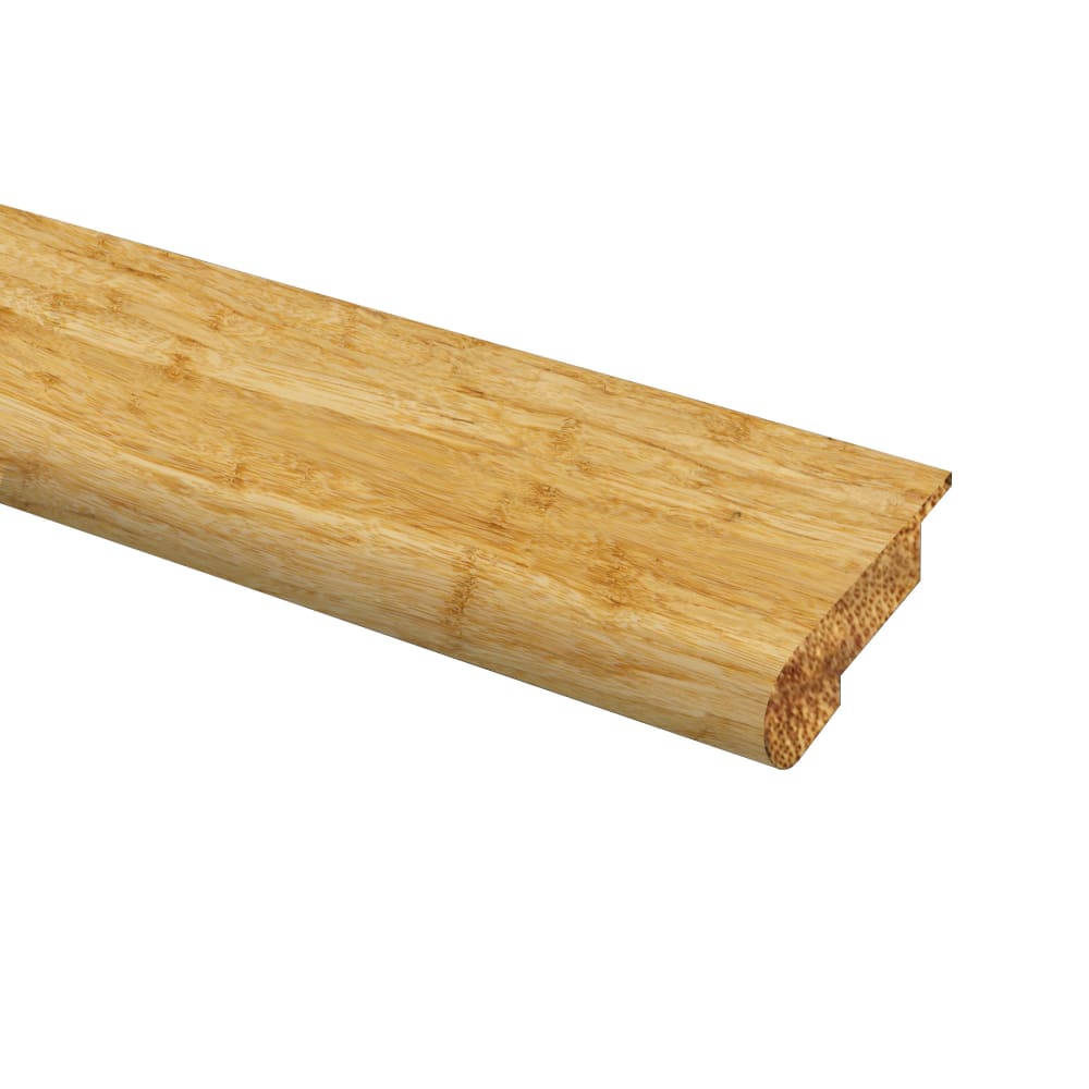 Prefinished Strand Natural Bamboo 1/2 in thick x 9/16 in wide x 72 in Length Stair Nose