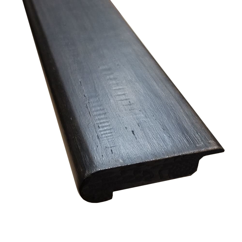 Prefinished Bamboo Distressed Portland 1/2" Thick x 3.25" Wide x 72" Length Overlap Stairnose