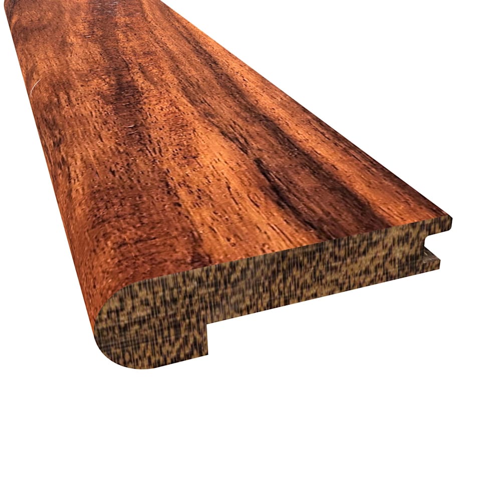 Ruby Acacia Hardwood 7/16 in. Thick x 2.75 in. Wide x 78 in. Length Stair Nose