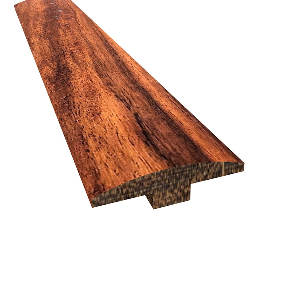 Ruby Acacia Hardwood 1/4 in. Thick x 2 in. Wide x 78 in. Length T-Molding