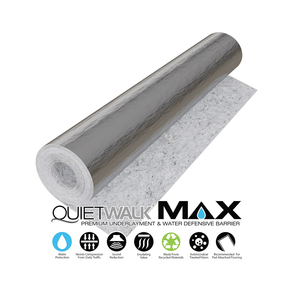 100sft QuietWalk Max Premium Underlayment and Water Defensive Barrier