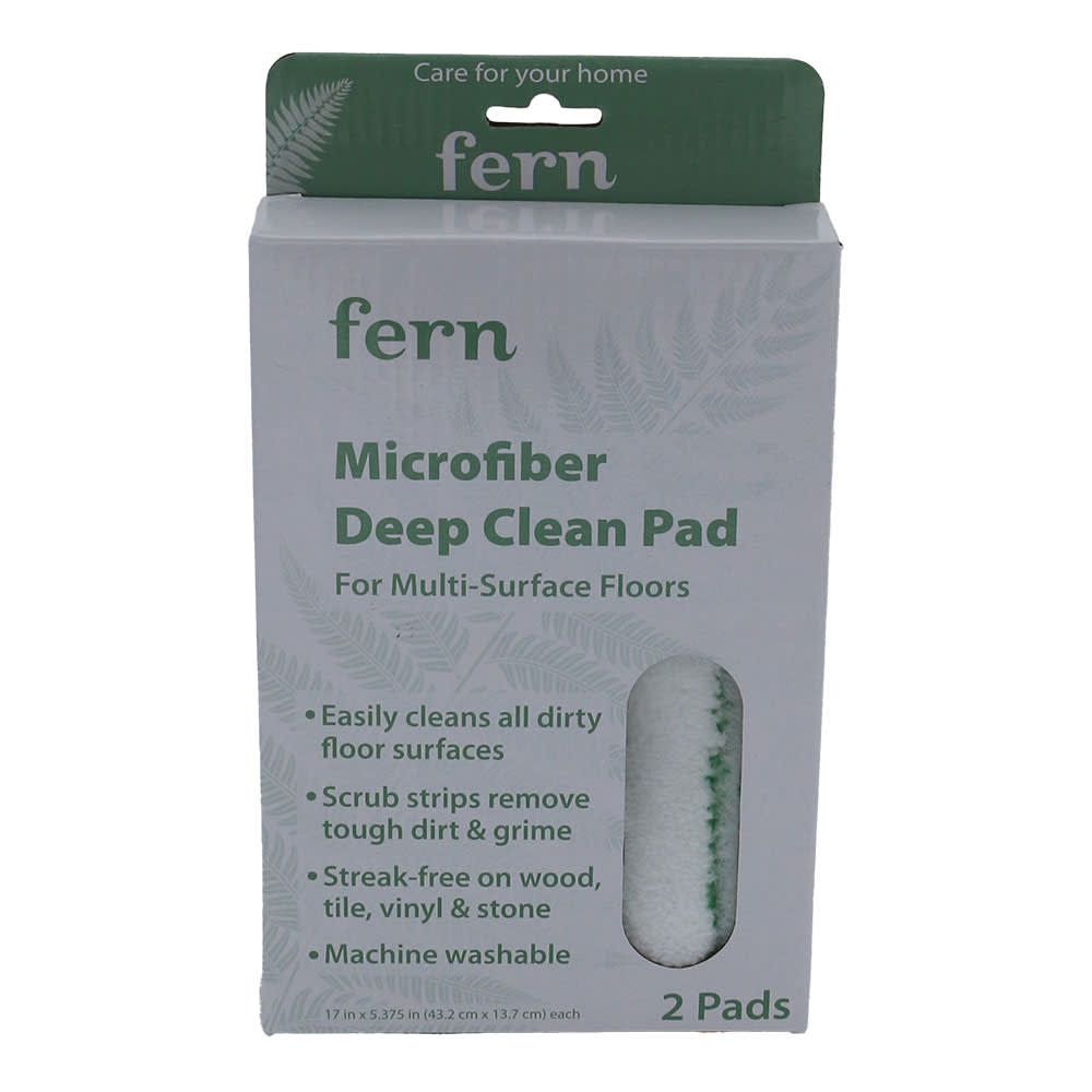 Fern Microfiber Deep Cleaning Pad 2pk