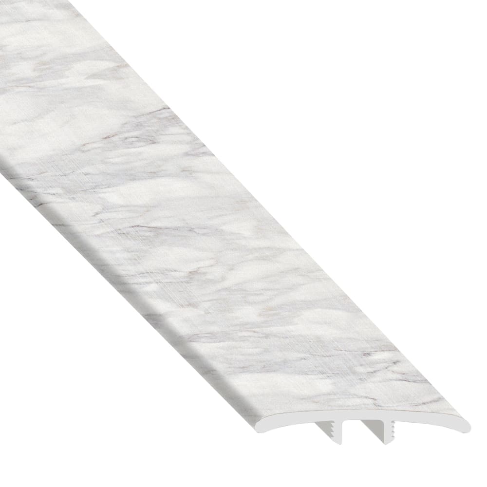Trevi Fountain Marble Laminate Waterproof 1.77 in wide x 7.5 ft Length Low Profile T-Molding