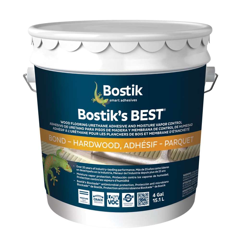 BOSTIK'S BEST WOOD FLOORING ADHESIVE AND MOISTURE VAPOR CONTROL