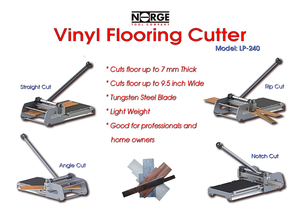 Vinyl Plank Flooring Cutter Model LP-240 Overview