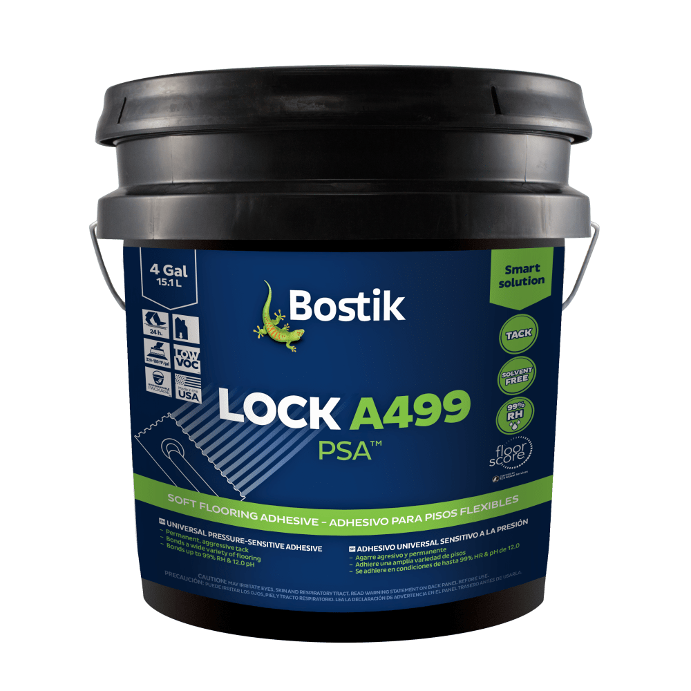 Bostik LOCK A499 Universal Pressure-Sensitive Adhesive 4 Gallon Bucket