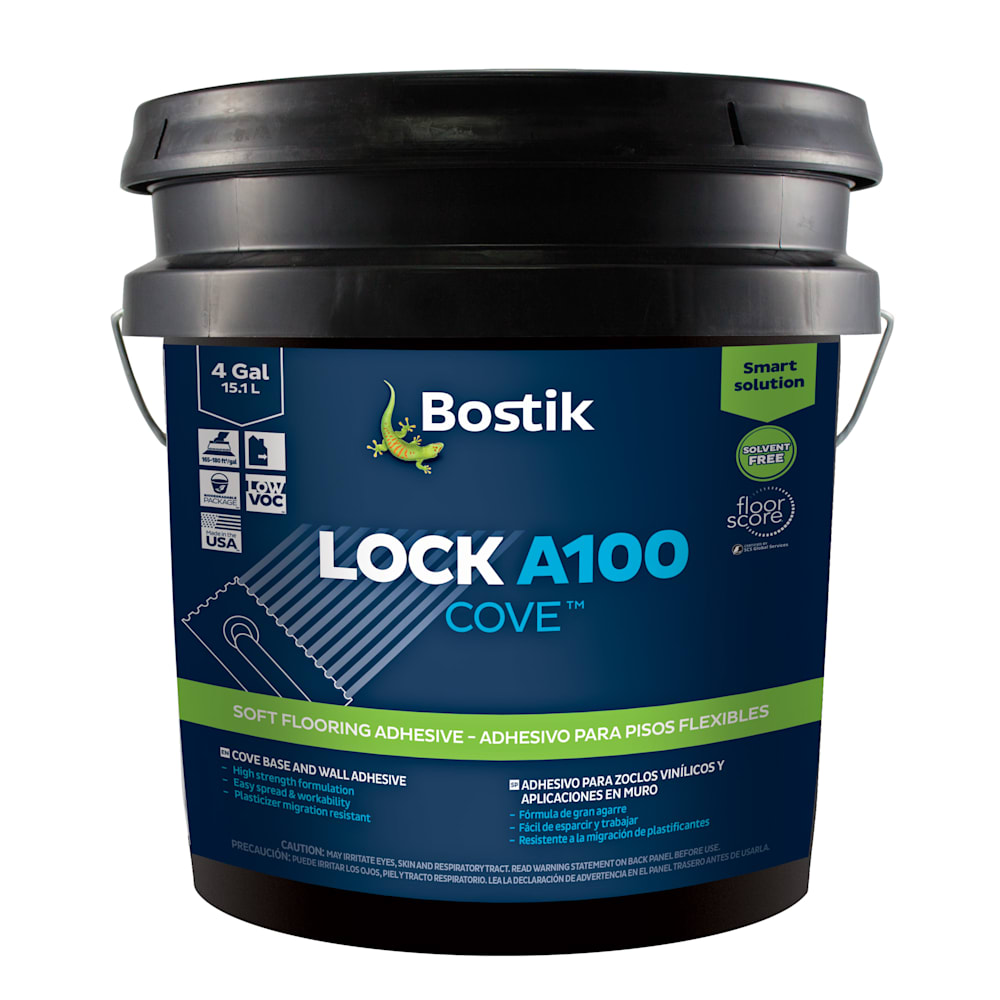 Bostik Lock A100 Cove sSoft Flooring Adhesive - 4 Gallon