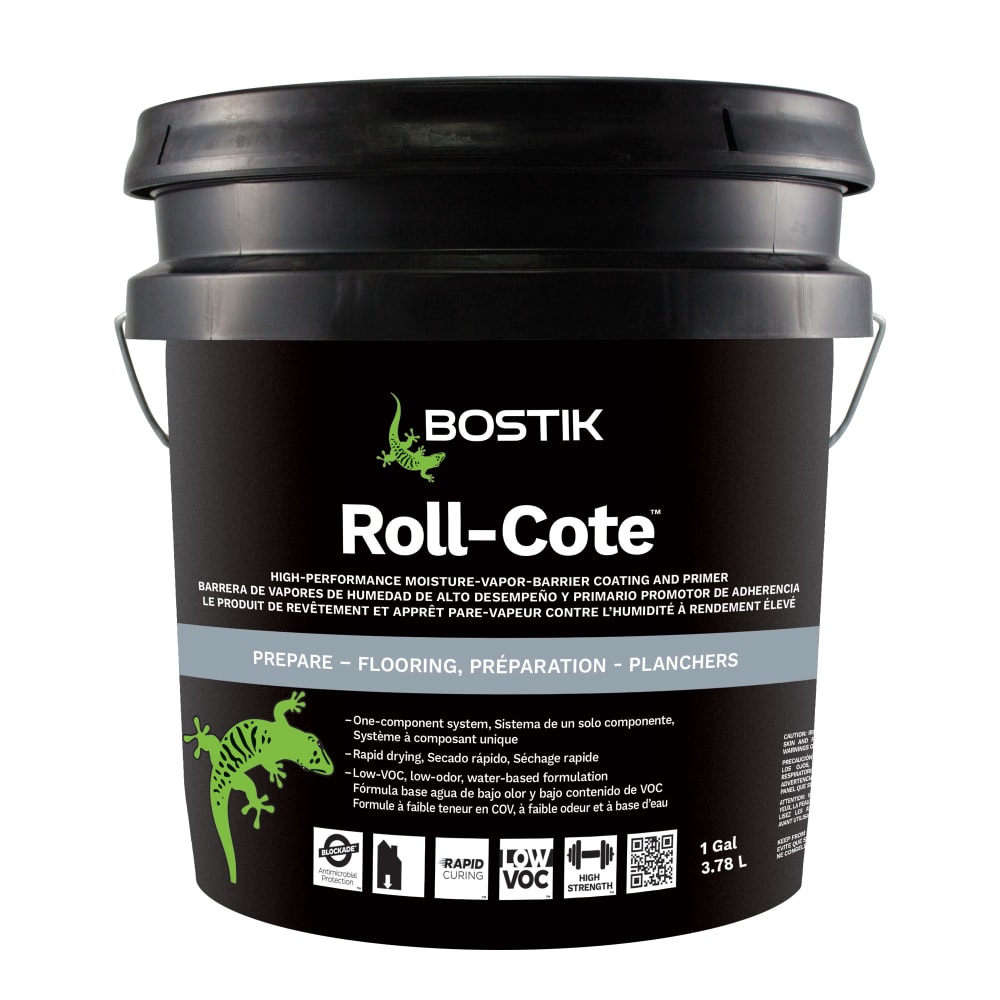 Bostik Roll-Cote High-Performance Moisture Vapor Barrier Coating and Primer - 1 Gallon