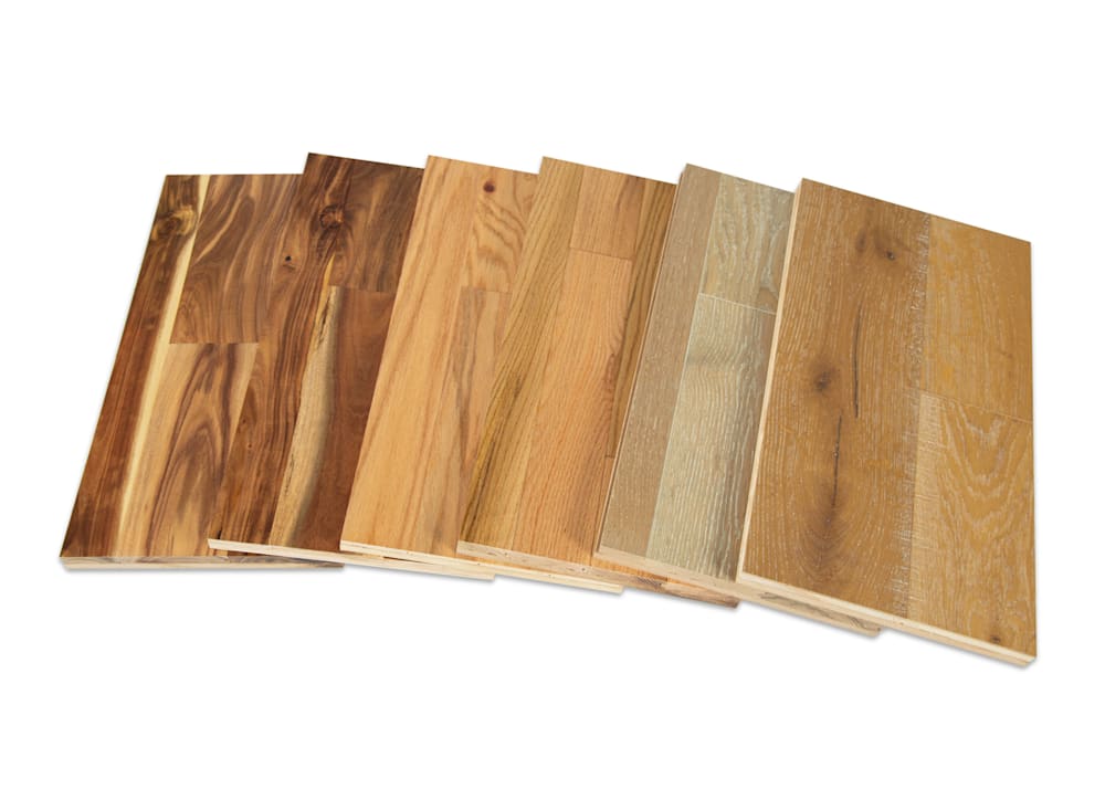 Samples Kit of Top 6 Hardwood Floors
