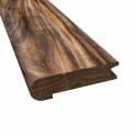 Prefinished Tobacco Road Hardwood 3/4 in thick x 3.125 in wide x 6.5 ft Length Stair Nose