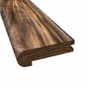 Prefinished Tobacco Road Hardwood 3/4 in thick x 3.5 in wide x 6.5 ft Length Stair Nose