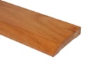 Prefinished Colonial Red Oak Hardwood 1/2 in thick x 3.25 in wide x 8 ft Length Baseboard