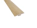 Unfinished White Oak Hardwood 1/4 in thick x 2 in wide x 8 ft Length T-Molding