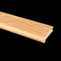 Prefinished Hickory Natural Hardwood 1/2 in thick x 3.375 in wide x 6.5 ft Length Stair Nose