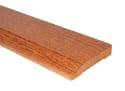 Prefinished Classic Gunstock Oak Hardwood 1/2 in thick x 3.25 in wide x 96 in Length Baseboard