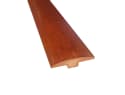 Prefinished Copper Hevea Hardwood 1/4 in thick x 2 in wide x 78 in Length T-Molding
