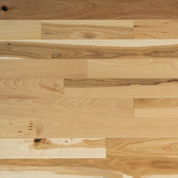 Bellawood Engineered 1/2 in. Matte Hickory Natural Engineered Hardwood Flooring 5 in. Wide LL